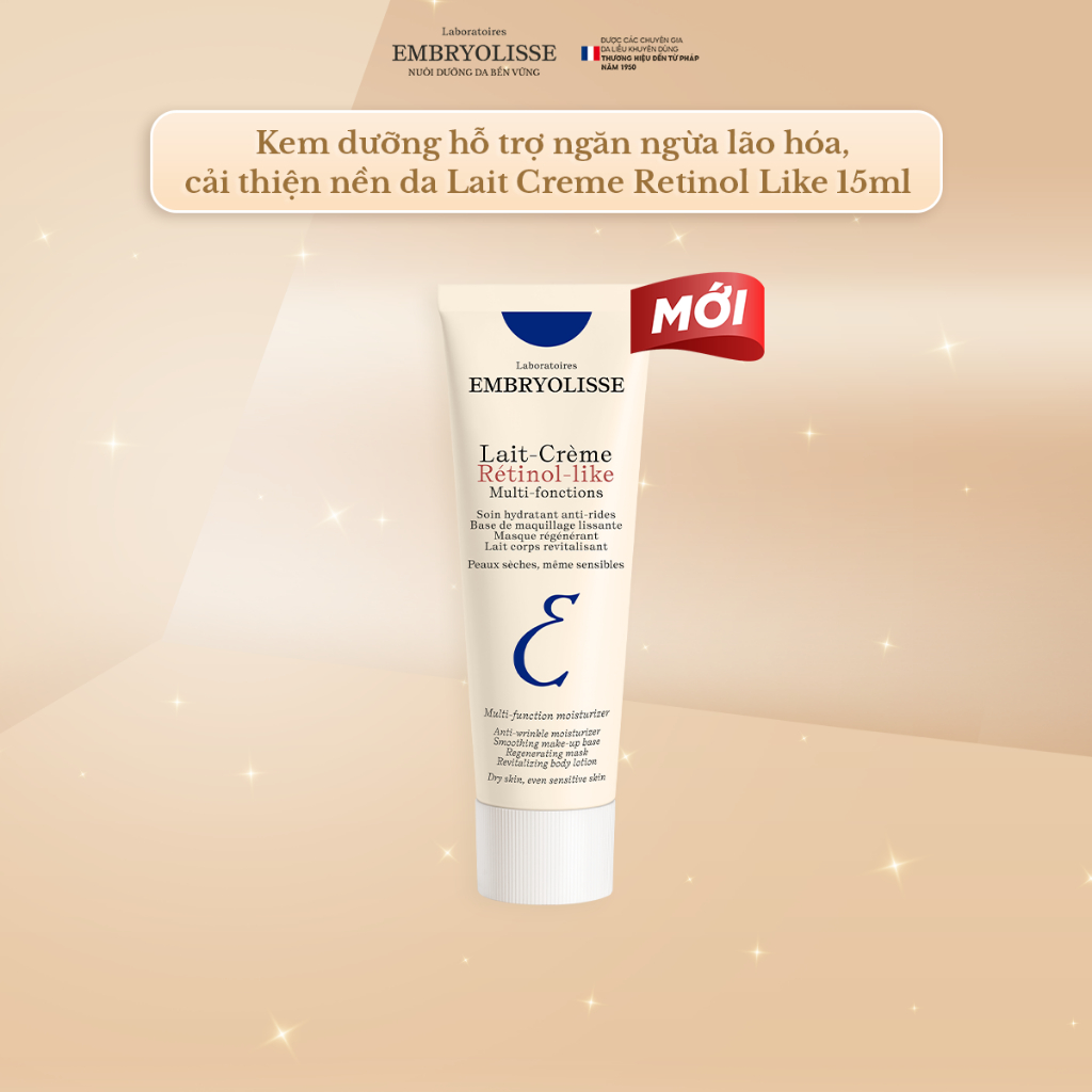 Ảnh Kem dưỡng Retinol Like Embryolisse hỗ trợ ngăn ngừa lão hóa, cải thiện nền da 15 - 75ml 2