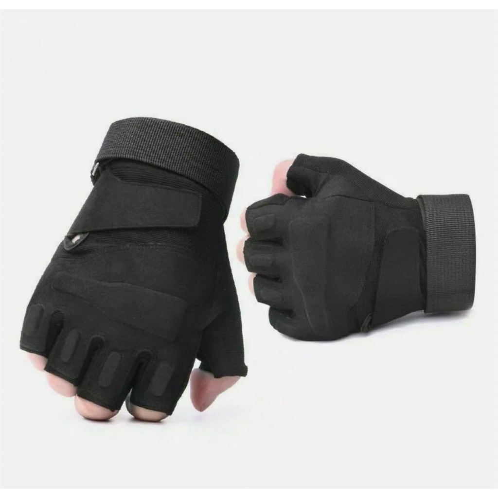Găng Tay Chiến Thuật Nửa Ngón_Combat Airsoft Half Finger