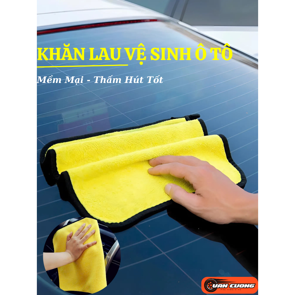 Khăn Lau Vệ Sinh Xe Ô Tô, Xe Máy, Nhà Cửa Mềm Mại, Khăn Tắm Thú Cưng Đa Năng, Thấm Hút Tốt
