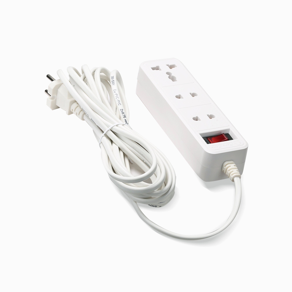 Ổ Cắm Điện 3 Cổng Rạng Đông OC05 - Tự Động Ngắt Khi Quá Tải, An Toàn và Tiện Lợi Cho Gia Đình