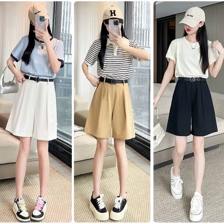 Quần sooc kaki cho bé gái size đại BEESHOP H25061