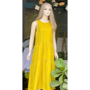 Đầm suông 2 tầng bèo
