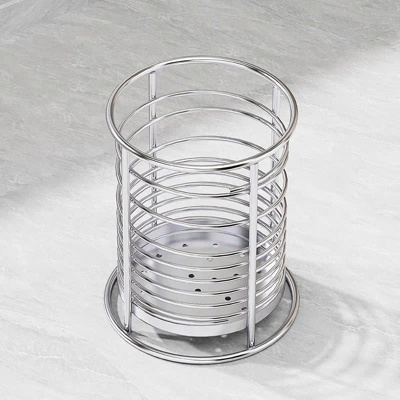 Ống Đũa KINSGEM by Chockmen Inox Cao Cấp Ống Đựng Đũa Thìa Muỗng Giỏ Đũa Thoát Nước Kệ Đựng Đũa Thìa