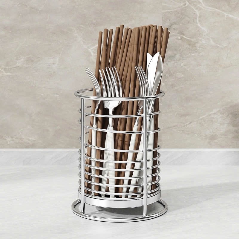 Ống Đũa KINSGEM by Chockmen Inox Cao Cấp Ống Đựng Đũa Thìa Muỗng Giỏ Đũa Thoát Nước Kệ Đựng Đũa Thìa
