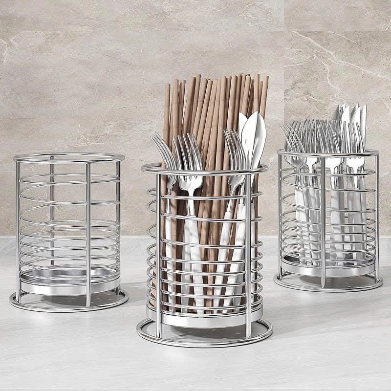 Ống Đũa KINSGEM by Chockmen Inox Cao Cấp Ống Đựng Đũa Thìa Muỗng Giỏ Đũa Thoát Nước Kệ Đựng Đũa Thìa