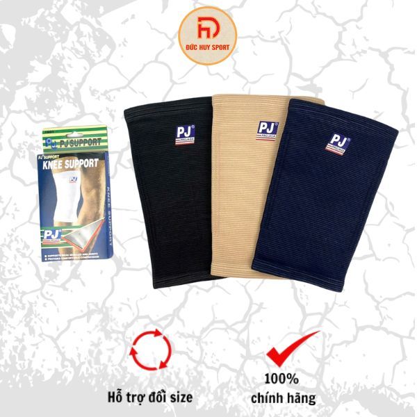 Bó gối thể thao PJ bảo vệ gối chống bong gân bó sát gân cơ co giãn phù hợp tập yoga gym freesize