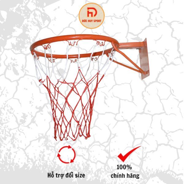Khung vành bóng rổ (30cm, 35cm, 40cm) + Lưới vành bóng rổ