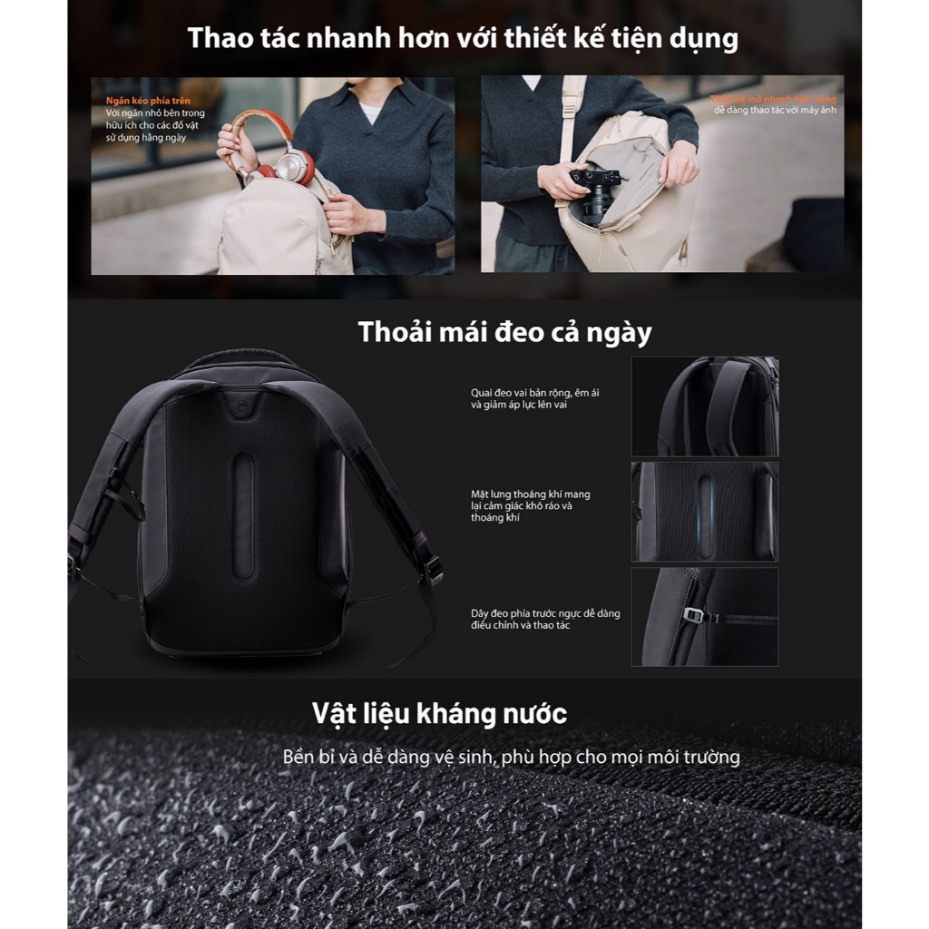 Balo máy ảnh PGYTECH OneGo Lite Backpack 16L/22L - Hàng chính hãng | BigBuy360 - bigbuy360.vn