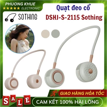 Quạt Đeo Cổ Xiaomi Youpin Sothing DSHJ-S-2115 Gấp Gọn - Quạt Đeo Cổ Mini Sạc Điện Sothing Gió Mát, Chạy Êm, Tiện Lợi