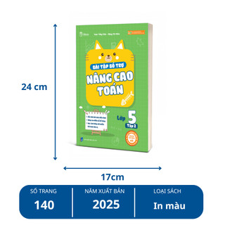 Sách - Tham khảo lớp 5 - Bài Tập Bổ Trợ Nâng Cao Toán Lớp 5 - Phân loại lẻ/combo