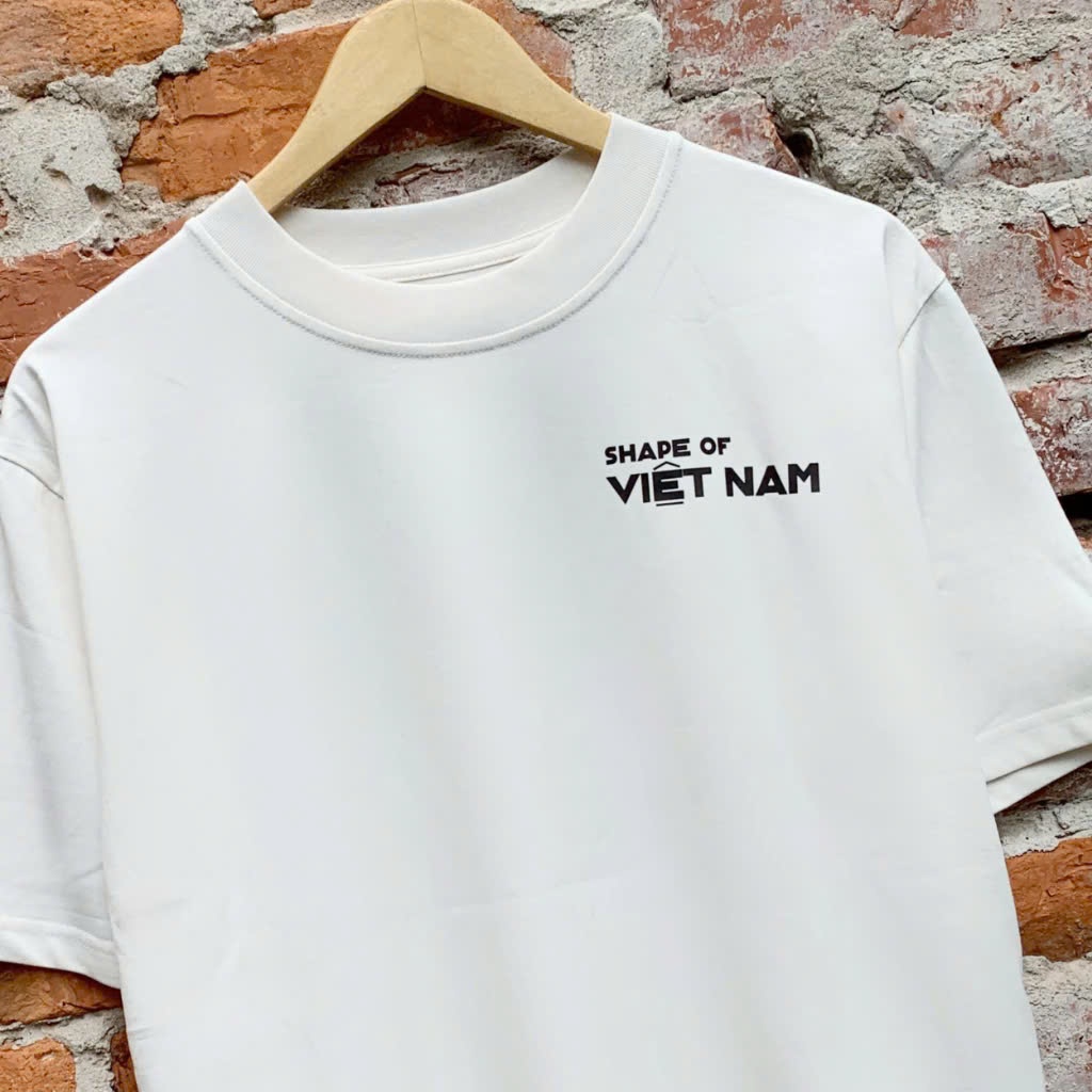 Áo thun unisex in SHAPE OF VIETNAM HÌNH ĐÀ NẴNG áo phông cổ tròn chất Cotton mềm mịn co dãn thoáng mát TA087