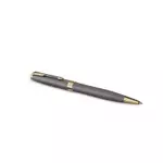 Bút bi, bút ký cao cấp Paker Sonnet, thân xám mới, mạ vàng 18K, có túi giấy quà tặng — ảnh 4