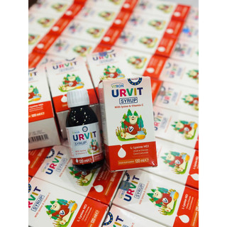 ✅ [Chính Hãng] Urvit Syrup Bổ sung Lysine, kẽm và vitamin cho cơ thể, tăng cường sức đề kháng | 120ml