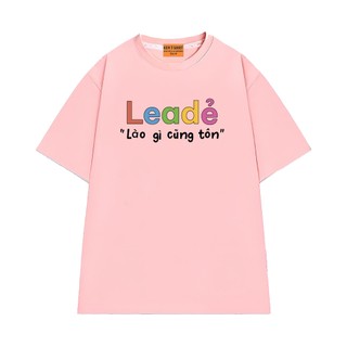 Áo Thun Unisex NGỐ TEE Leader - Lào Gì Cũng Tôn, Áo Vớ Vẩn Chất Vải Cotton 75 Thoáng Mát Mềm Mịn