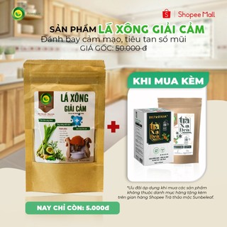Lá Xông Giải Cảm Sunbeleaf - Thảo Dược Xông Hơi, Giải Cảm,Tắm Hoặc Xông Đều Được