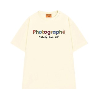 Áo Thun Hài Hước NGỐ TEE Photographer - Nhiếp Ảnh Da, Áo Vớ Vẩn Chất Vải Cotton 75 Form Rộng