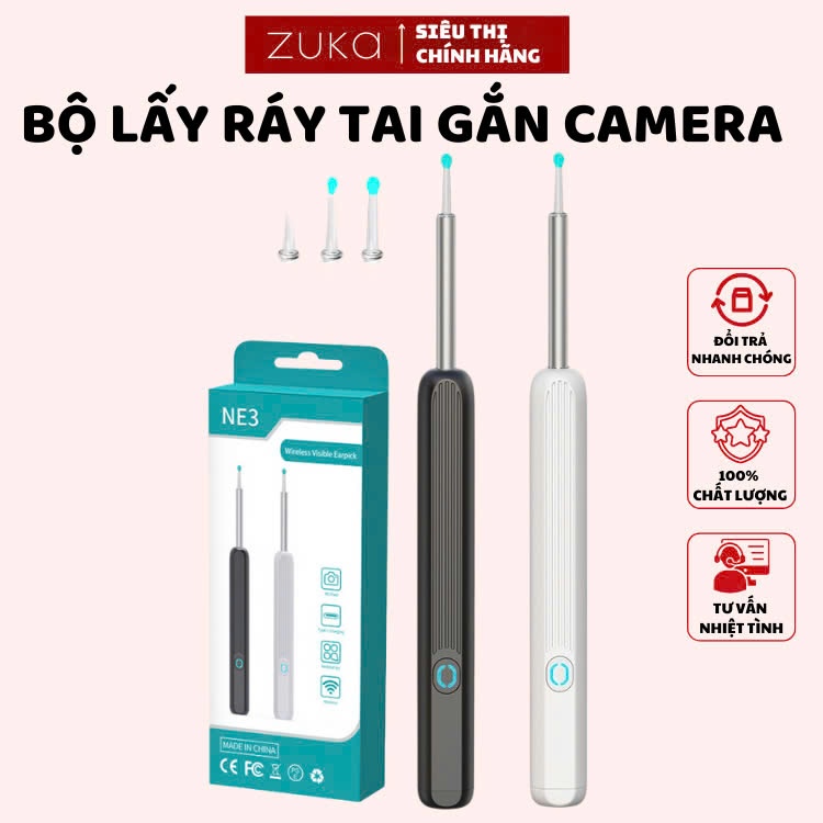 Dụng Cụ Lấy Ráy Tai Có Camera Thông Minh- Hình Ảnh Sắc Nét, Điều Khiển ...