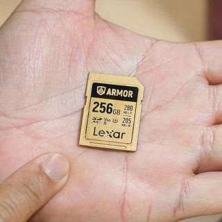 Thẻ nhớ Lexar ARMOR GOLD SDXC UHS-II thép không gỉ, chống nước, chống sốc, siêu bền