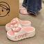 Dép bánh mì nữ đế cao 7cm hottrend chất liệu EVA êm chân kiểu dáng phong cách mùa hè năng động D7753