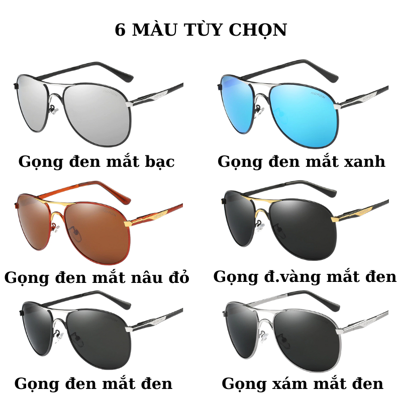 Ảnh Kính Mát Nam Cao Cấp AORON Tròng Mắt Polaroid Chống Chói Lóa Và Tia UV Cực Tím Đẳng Cấp Nam Tính Cực Chất AK124 4