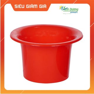 BÔ NHỰA VỆ SINH ĐỎ 20CM ĐA NĂNG