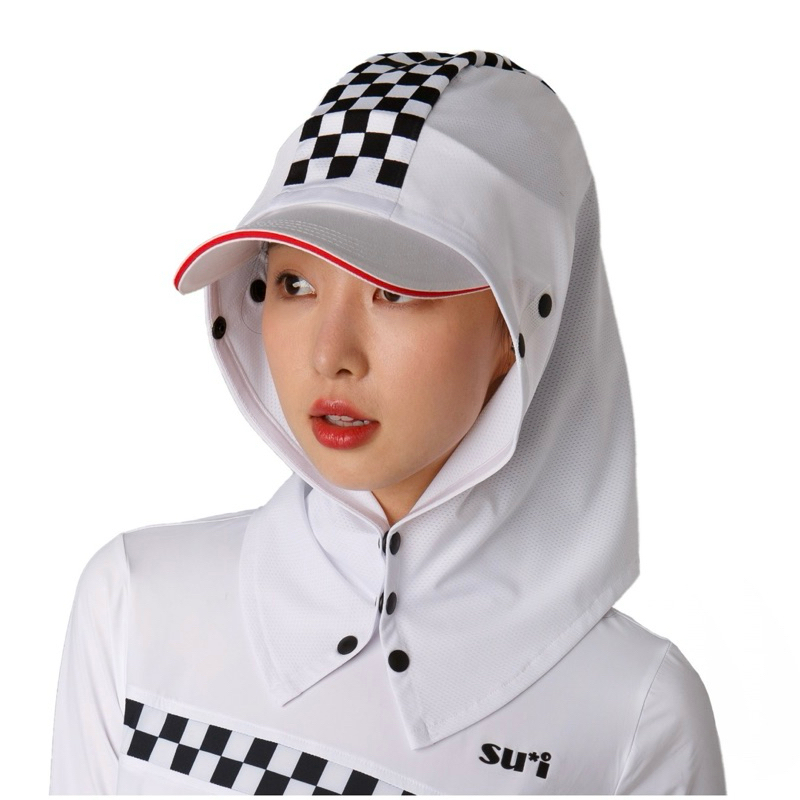 [Chính Hãng] Khăn Trùm Đầu Dạng D SUI GOLF – Che Nắng Toàn Diện, Bảo Vệ Cổ & Mặt – Golf Hàn Quốc