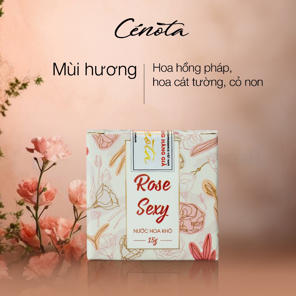Ảnh Nước Hoa Khô Cenota Rose Sexy Khiêu Khích Gợi Cảm 15gr 2