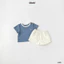 Áo Thun Cotton Phối Cổ Thêu Mỏ Neo Obebi Thời Trang Hè Cho Bé Trai Bé Gái từ 5kg - 19kg A440