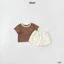 Áo Thun Cotton Phối Cổ Thêu Mỏ Neo Obebi Thời Trang Hè Cho Bé Trai Bé Gái từ 5kg - 19kg A440