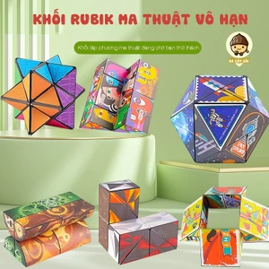 Combo 6 Khối Rubik Biến Thể Thế Hệ Mới - Cho Bé Thỏa Sức Sáng Tạo, Rèn Luyện Trí Tuệ