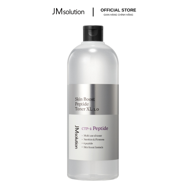JMsolution Nước Cân Bằng Chuyên Sâu Skin Boost Toner XL 600ml – Dưỡng Ẩm, Sáng Da - Chính Hãng