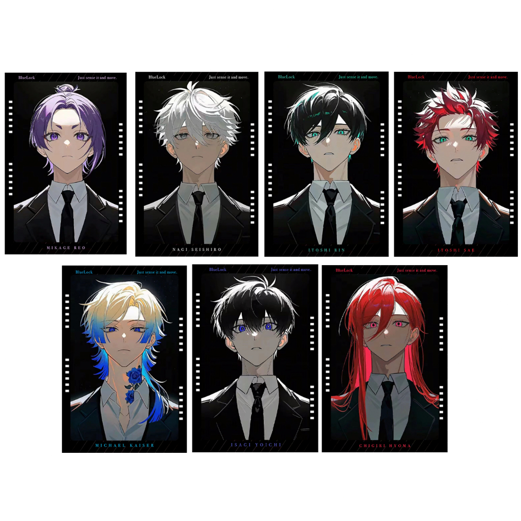 Ảnh card BlueLock bộ sưu tập Dapper Shadows nhân vật Itoshi Rin Itoshi ...