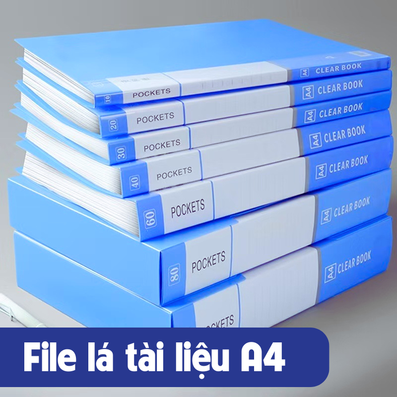 File đựng tài liệu A4 nhiều ngăn - File tài liệu 20 lá 40 lá 60 lá chất ...
