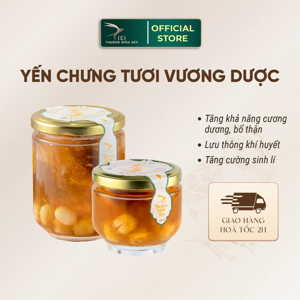 Ảnh Hũ Yến Chưng Tươi 120ml Yền Sào CiCi Thượng Đỉnh Yến Nguyên Chất Yến Sào Khánh Hòa Sợi Chưng Nóng Yến Chưng Tươi Yến 4