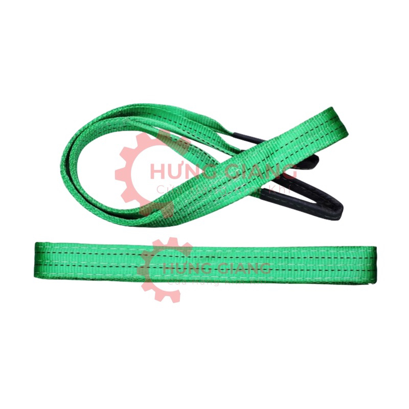Dây cáp vải cẩu hàng, dây đai cẩu 2 tấn bản 50mm chuyên kéo tời hàng hoá