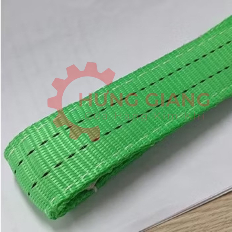 Dây cáp vải cẩu hàng, dây đai cẩu 2 tấn bản 50mm chuyên kéo tời hàng hoá