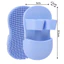 Combo 5 bàn chải rửa mặt silicon,bàn chải tẩy tế bào da chết, ngón tay rửa mặt lông mềm.
