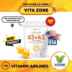 Thực phẩm sức khỏe Micro Ingredient Vitamin D3 K2, Hỗ trợ xương khớp