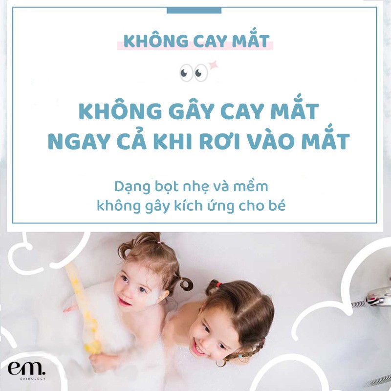 Sữa Rửa Mặt Dạng Bọt PINKY Hàn Quốc Làm Sạch Dịu Nhẹ Cho Bé Từ 2 Tuổi [ORGANIC] | PINKY Hàn Quốc