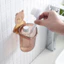 Cốc Gấu Dán Tường Để Bàn Chải Đánh Răng Hình Gấu Có Lỗ Thoát Nước Tiện Lợi giúp nhà Tắm sang Trọng.