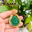 Mặt dây chuyền phật di lặc cười thiết kế rồng vàng ôm ngọc may mắn - Trang sức KAMY
