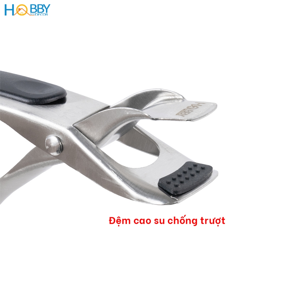 Kẹp bát đĩa nhà bếp chống nóng tay cầm inox 304 Hobby home decor KI4