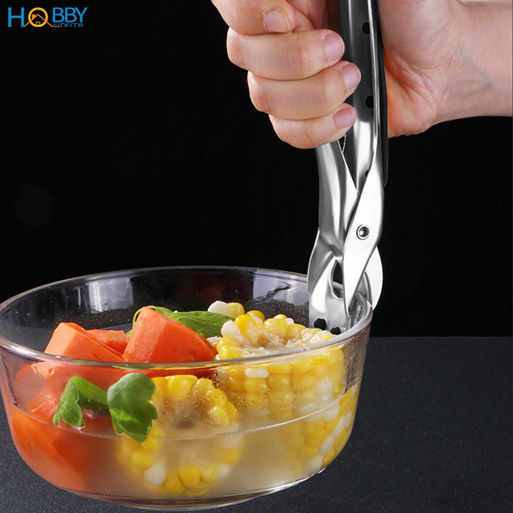 Ảnh Kẹp bát đĩa nhà bếp chống nóng tay cầm inox 304 Hobby home decor KI4 2