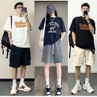 Quần Short Nam Nữ Túi Hộp Chất Kaki Mềm Mịn Thoáng Mát 45-85kg, Quần Đùi Thể Thao Nam Nữ Hộp, Chuẩn Form 001