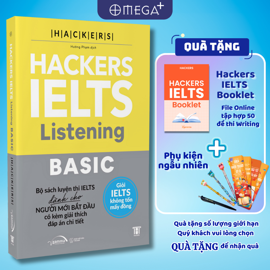 Sách Hackers Ielts Listening- Basic (AlphaBooks) | Shopee Việt Nam