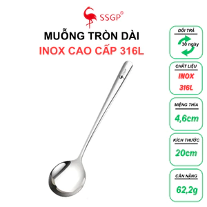 Muỗng inox cán dài SSGP Muỗng ăn cơm inox Muỗng cafe Thìa inox 316 Muỗng, Thìa cán dài inox 304