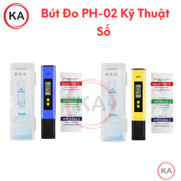 Bút Đo PH-02 Kỹ Thuật Số, Dụng Cụ Kiểm Tra Chất Lượng Nước Cho Nước Hồ Cá, Hồ Bơi, Bút thử nước sạch chất lượng cao