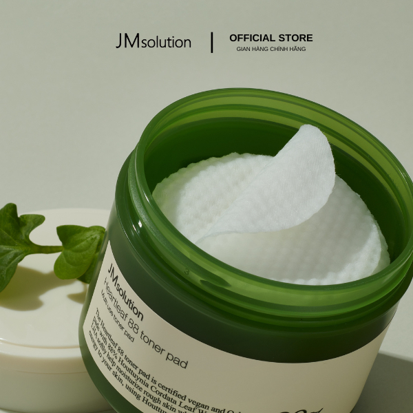 JMsolution Toner Pad chiết xuất diếp cá làm dịu da Heartleaf 88 Toner Pad 70 miếng Hỗ Trợ Cân Bằng Da