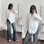 Áo sơmi oversize thun siêu mát ko nhăn Primark* bigsize - dư xịn