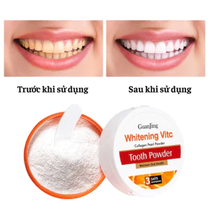 Men Vi Sinh Trắng Răng GuanJing Whitening Vitamin C Collagen Làm Sạch Sâu Giảm Viêm Giúp Răng Chắc Khoẻ Hơi Thở Thơm Mát